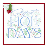 Spellbinders Happiest Holidays Registration Press Plate Set from the City Holiday Collection by Yana Smakula