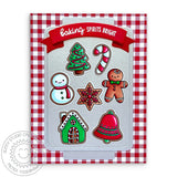 Sunny Studio Baking Spirits Bright Stamps