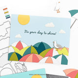 Concord & 9th Beach Day Stamp Set (4 x 4)