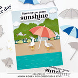 Concord & 9th Beach Day Stamp Set (4 x 4)