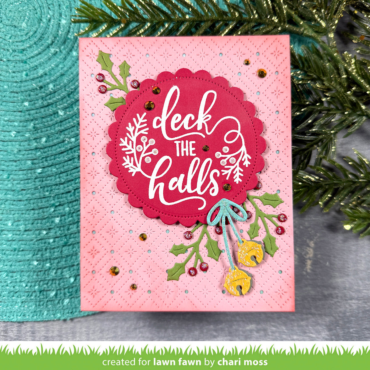 Lawn Fawn christmas stocking