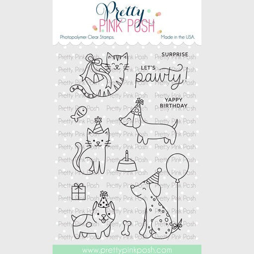 Pretty Pink Posh Birthday Dogs & Cats Bundle