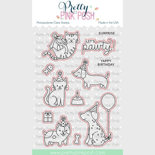 Pretty Pink Posh Birthday Dogs & Cats Bundle