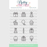 Pretty Pink Posh Birthday Icons Bundle