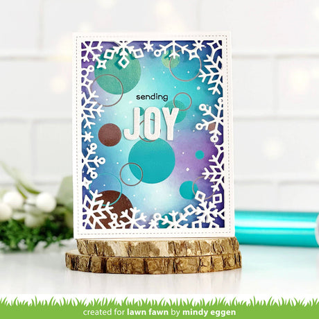 Lawn Fawn Bokeh Circles Hot Foil Plates & Die Set Bundle