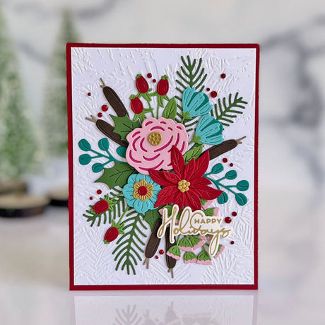 Spellbinders Holiday Blooms Etched Dies - Celebrate the Season Collection