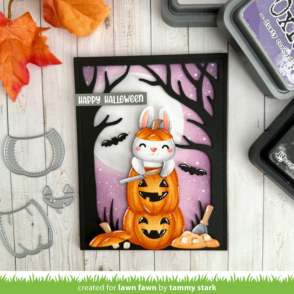 Lawn Fawn build-a-jack-o'-lantern