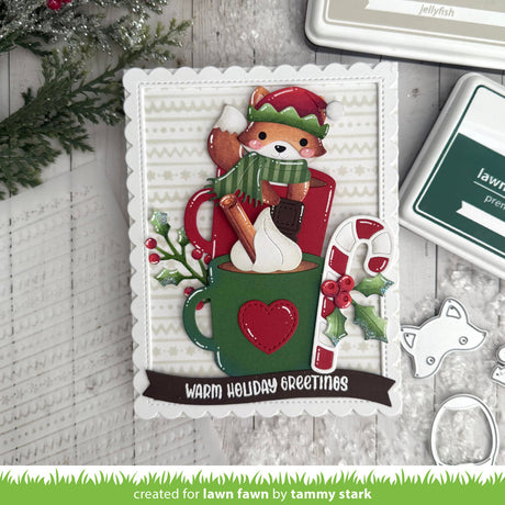 Lawn Fawn build-a-critter winter accessories