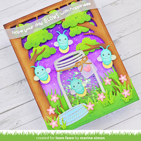 Lawn Fawn Build-a-Drink Mason Jar Add-on Die Set