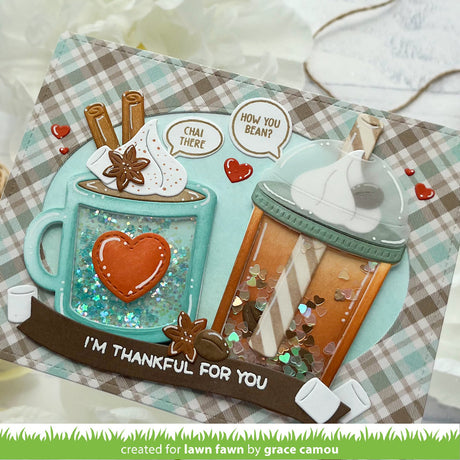 Lawn Fawn build-a-drink mug add-on