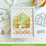 Lawn Fawn Best Wishes Line Border Die