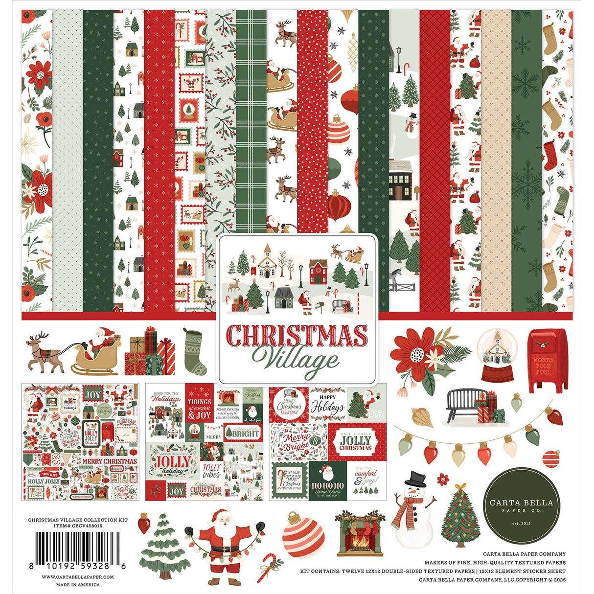 *COMING SOON*Carta Bella Christmas Village Collection Kit