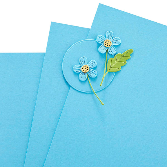 Spellbinders Island Blue Color Essentials Cardstock 8.5" x 11" - 10 Pack