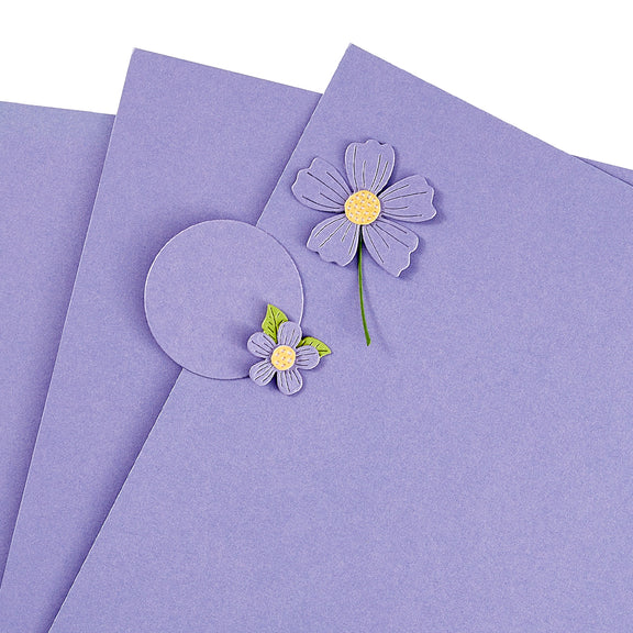 Periwinkle Color Essentials Cardstock 8.5" x 11" - 10 Pack