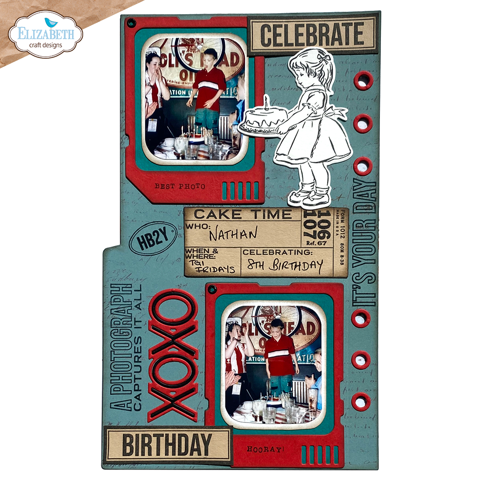 Elizabeth Craft Designs Celebrations 2 Stamp and Die Set