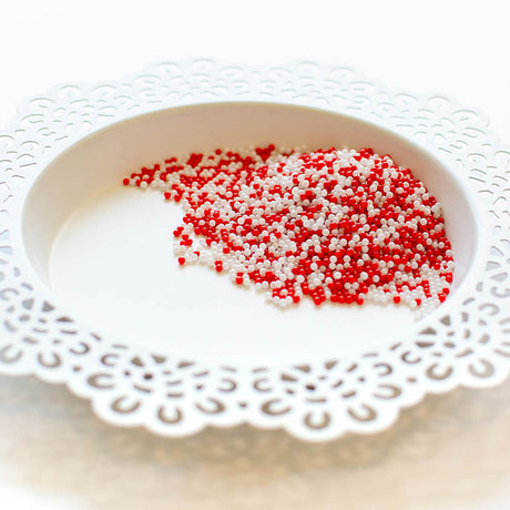 Pretty Pink Posh Candy Cane Shaker Beads