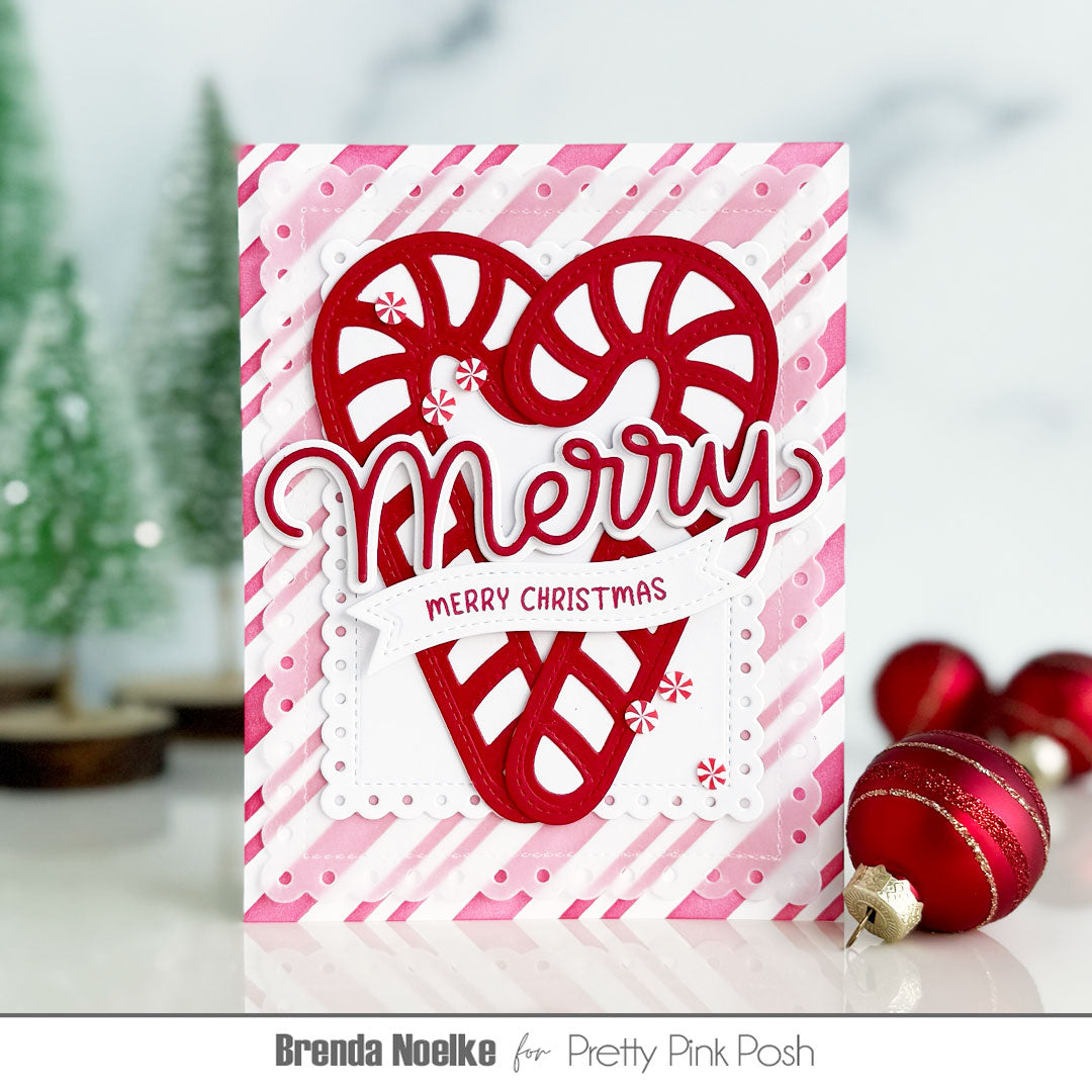 Pretty Pink Posh Candy Cane Shakers