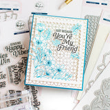 Pinkfresh Studio Happy Vibes Stamp & Die Set Bundle