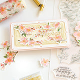 Pinkfresh Studio Sakura Stamp, Die, Stencil and Washi Bundle