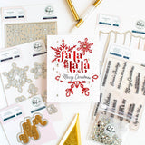 Pinkfresh Studio Snowflakes Coverplate Die