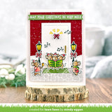 Lawn Fawn caroling mice