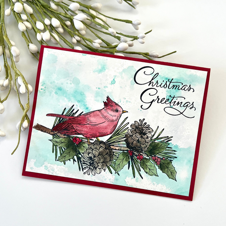 Spellbinders Christmas Greetings Press Plate - BetterPress Christmas Collection