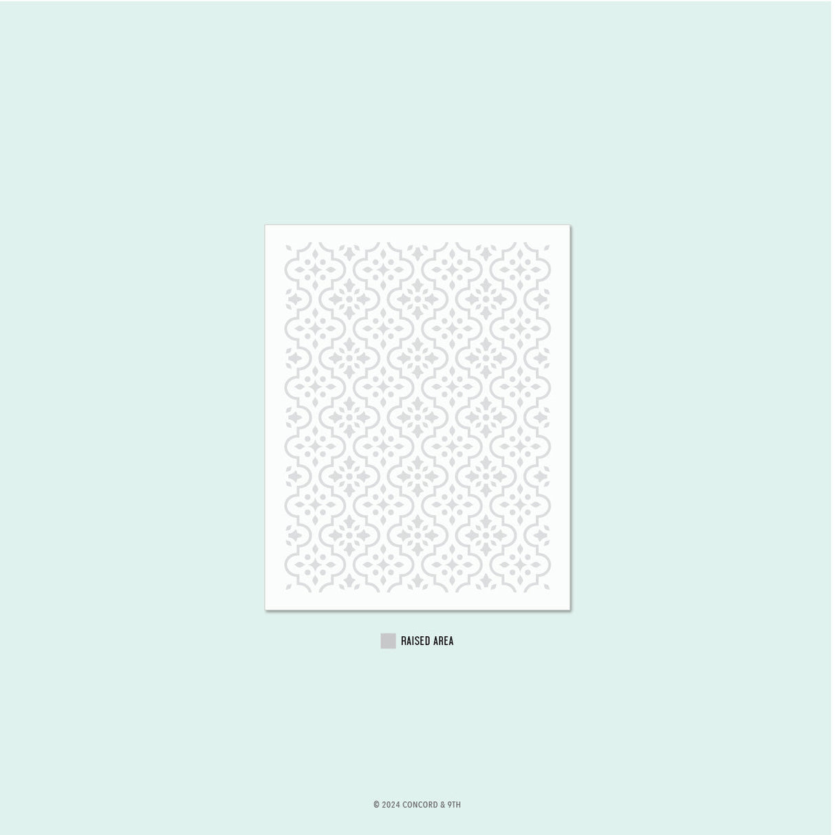 Concord & 9th Charming Embossing Folder