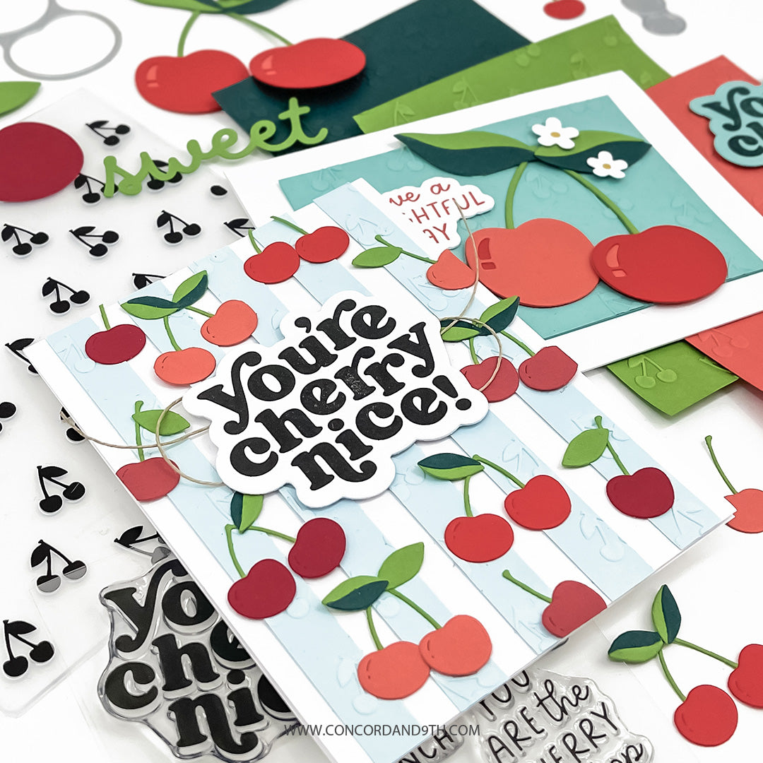 Concord & 9th Cherry Nice Stamp Set (4 x 4)