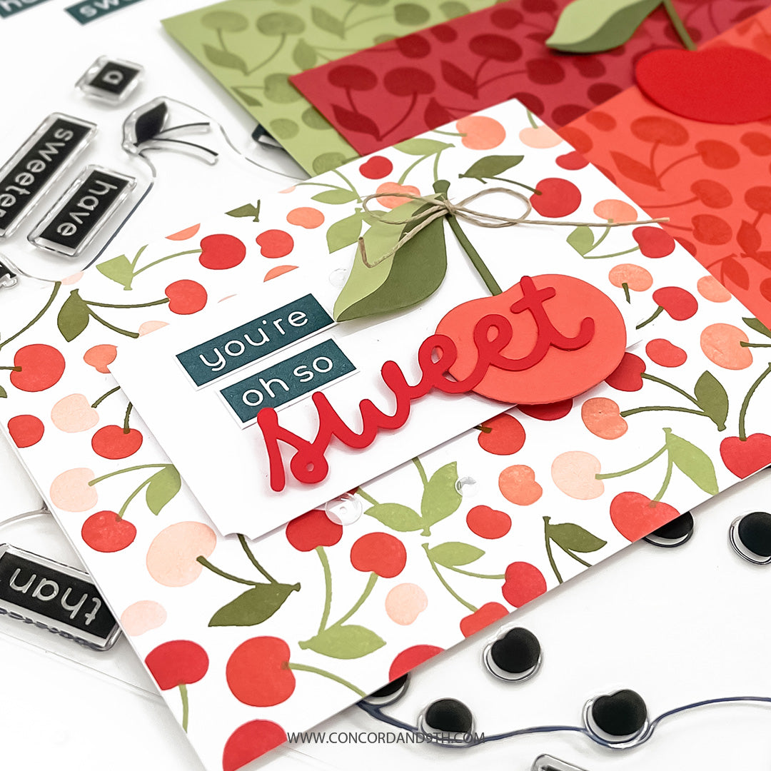 Concord & 9th Cherry Turnabout™ Stamp Set (6 x 8)
