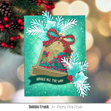 Pretty Pink Posh Christmas Bell Shaker