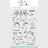 Pretty Pink Posh Christmas Bells stamp set