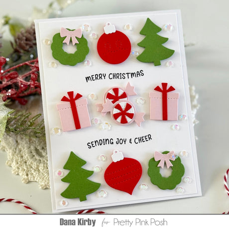 Pretty Pink Posh Christmas Holder Additions
