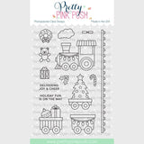 Pretty Pink Posh Christmas Train stamp set