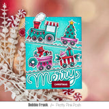 Pretty Pink Posh Christmas Train stamp set