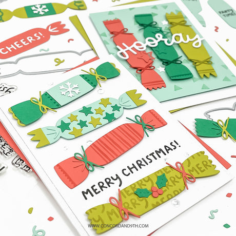 Concord & 9th Christmas Crackers Stamp Set (3 x 4)