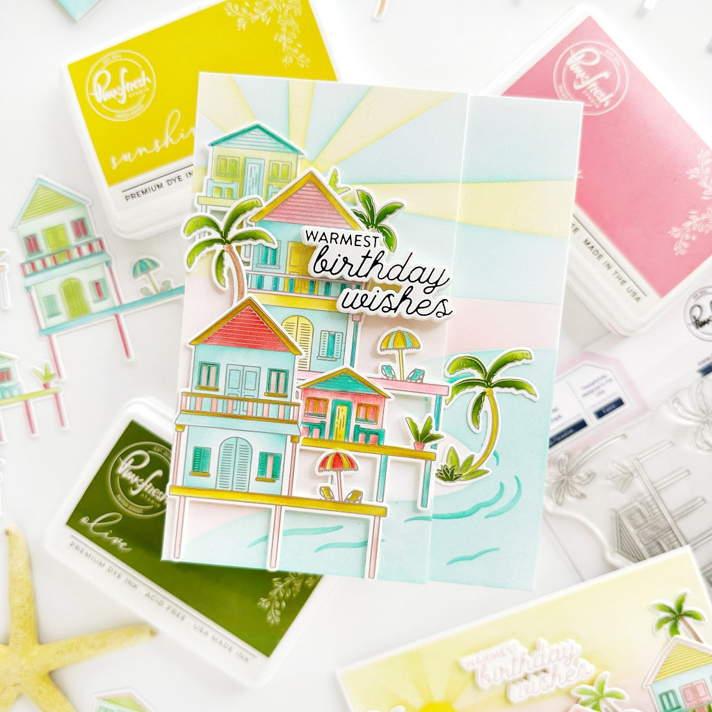 Pinkfresh Studio Coastal Paradise die