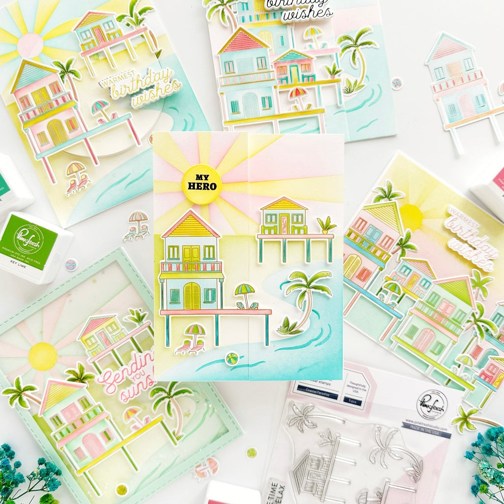 Pinkfresh Studio Coastal Paradise die