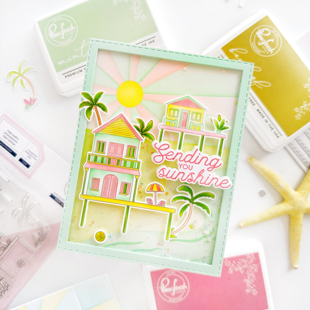 Pinkfresh Studio Coastal Paradise die