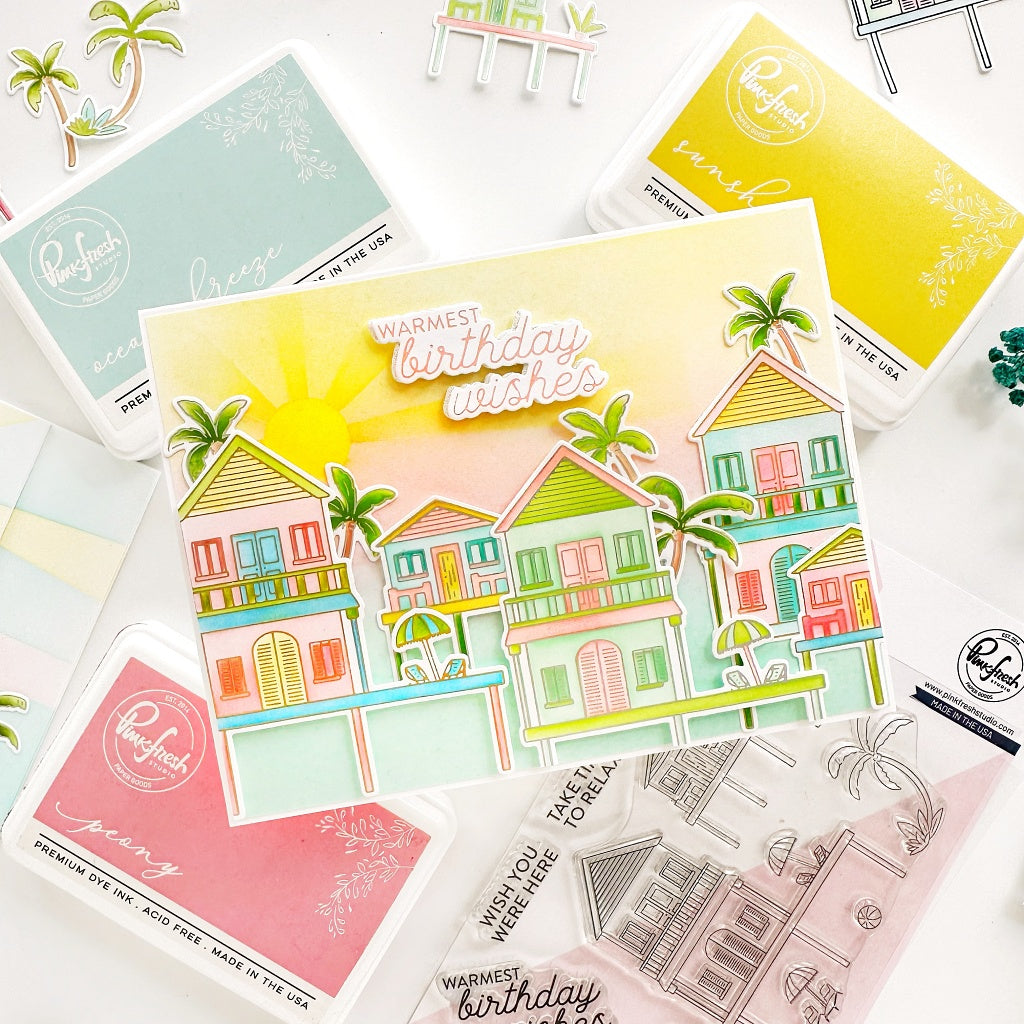 Pinkfresh Studio Coastal Paradise die