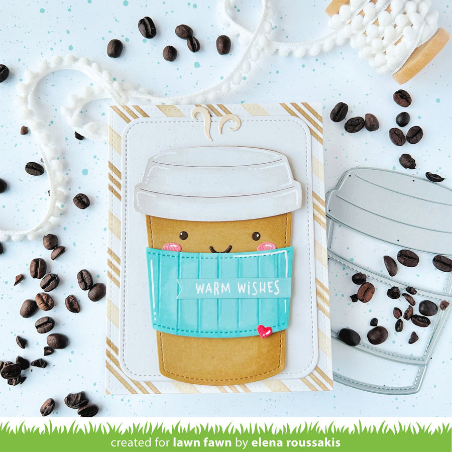 Lawn Fawn Coffee Cup Gift Card Holder