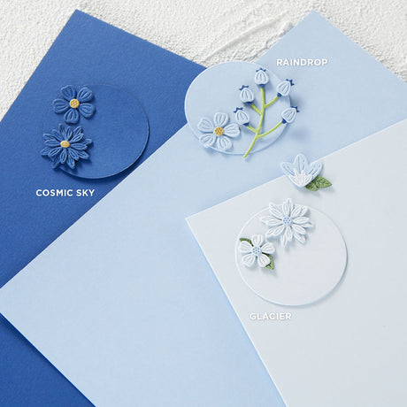 Spellbinders Raindrop Color Essentials Cardstock 8.5" x 11" - 10 Pack