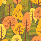 Honey Bee Colors of Autumn Background Stencil