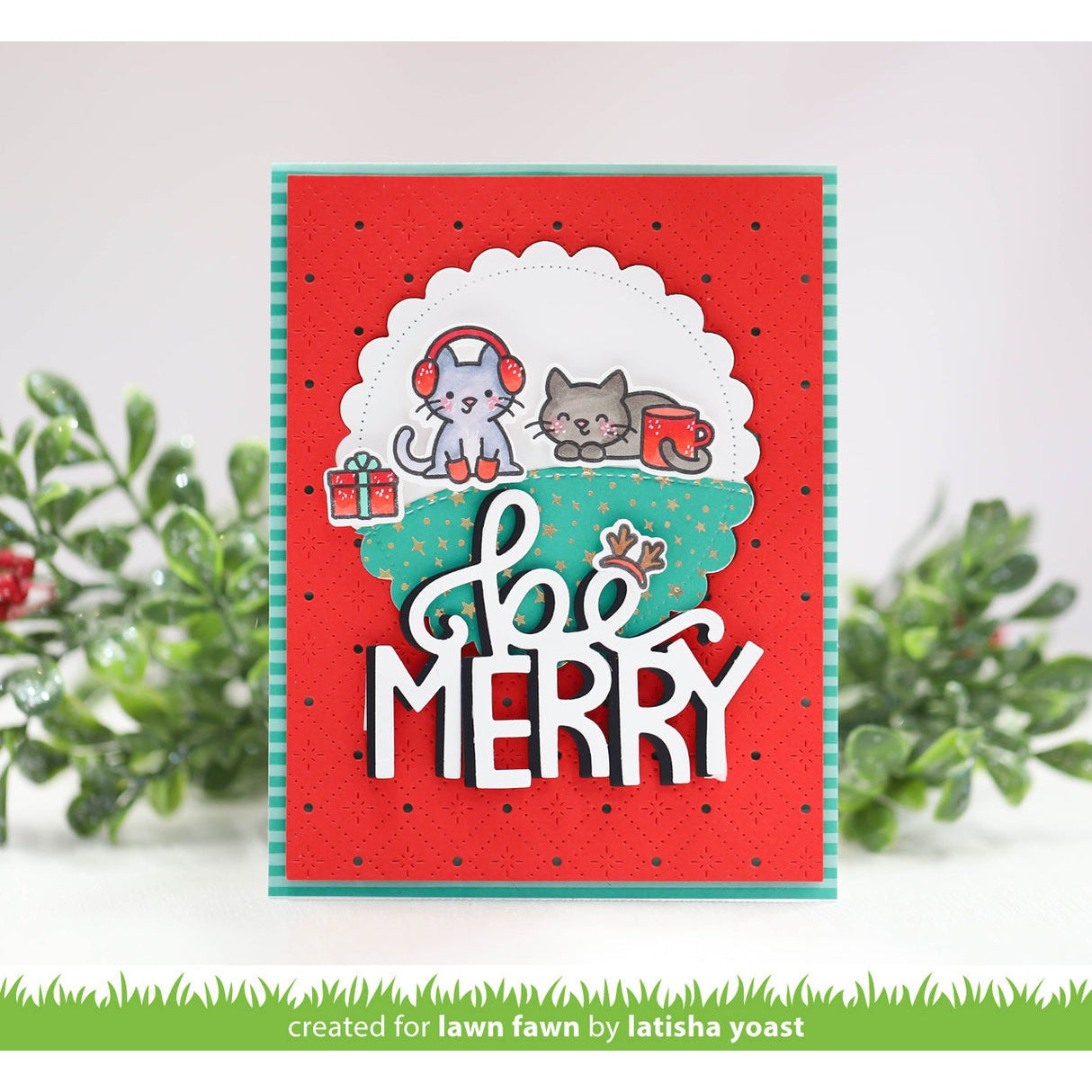 Lawn Fawn cozy cats