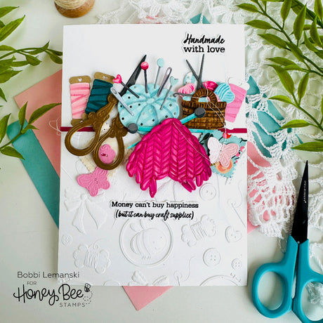 Honey Bee Stamps Crafty Friends - 6"x6" Stamp Set