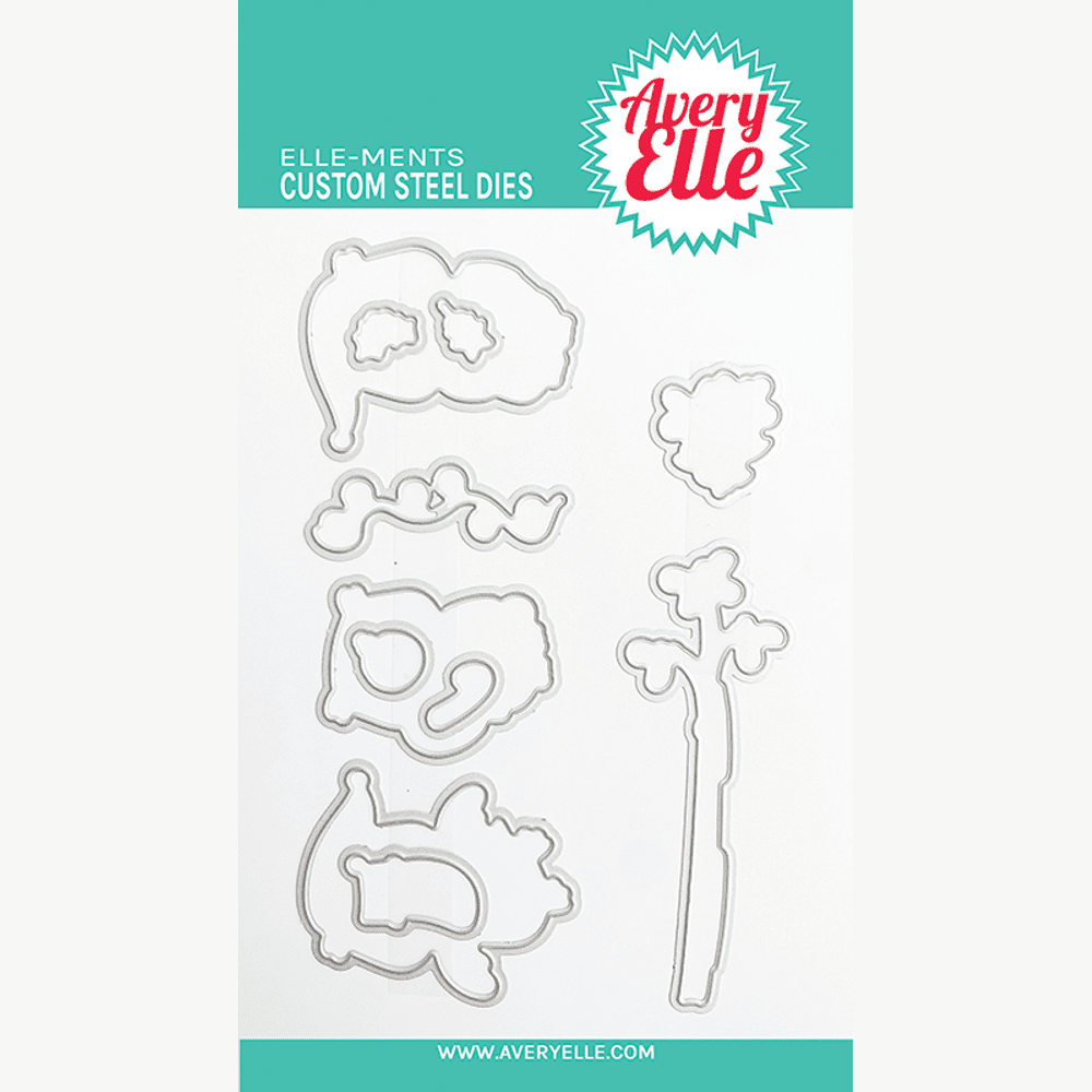 Avery Elle Happy Owlidays Clear Stamp & Die Set Bundle