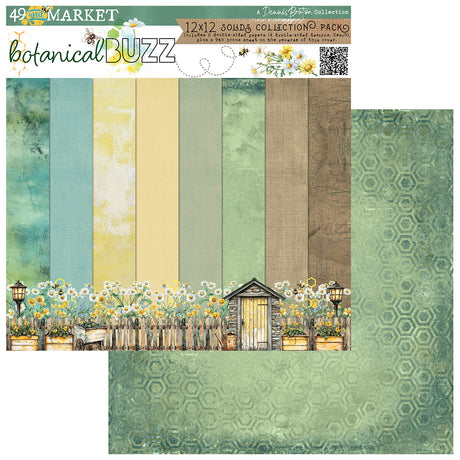 49 & Market Botanical Buzz Collection – 12 x12 Solids Collection Pack