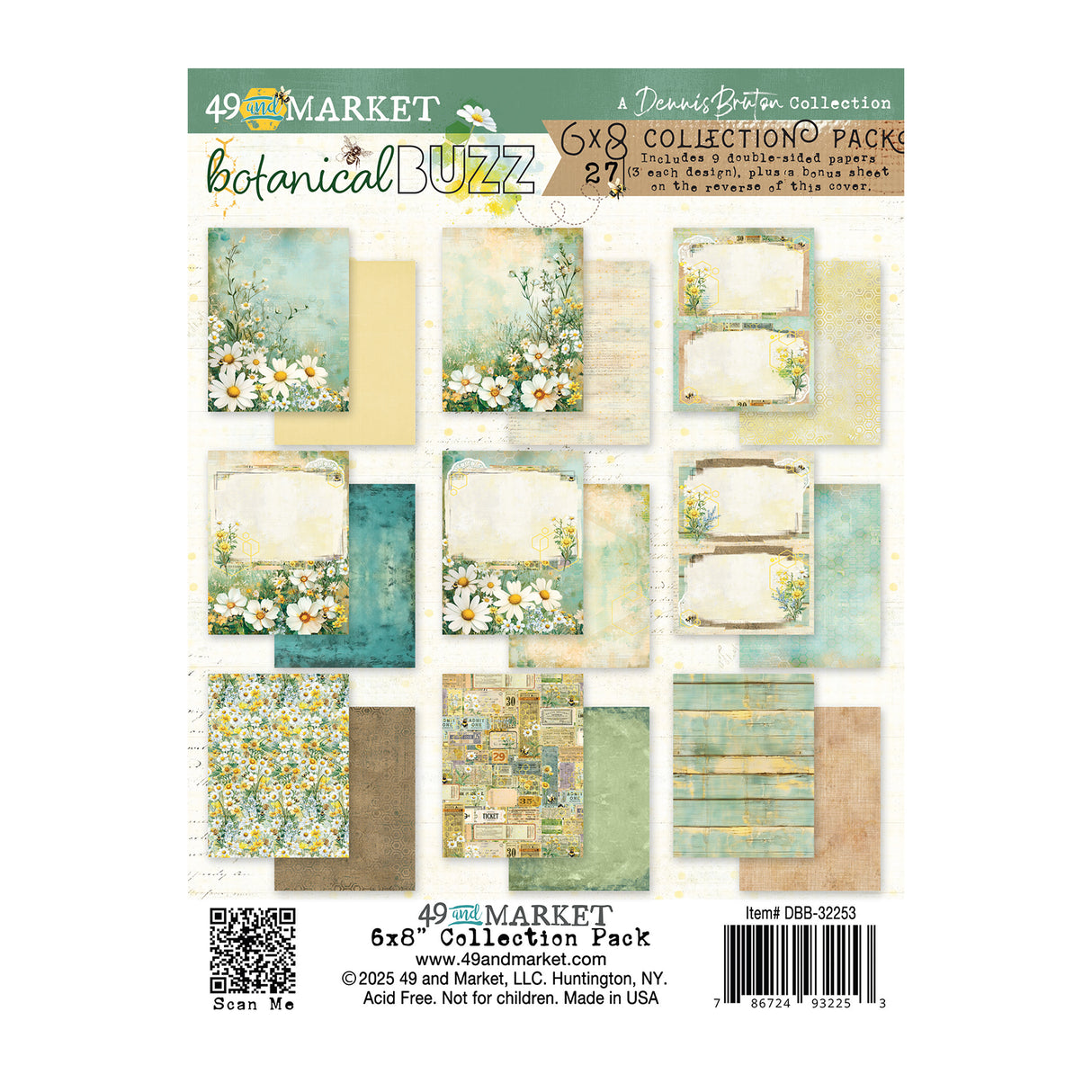 49 & Market Botanical Buzz Collection – 6 x 8 Collection Pack
