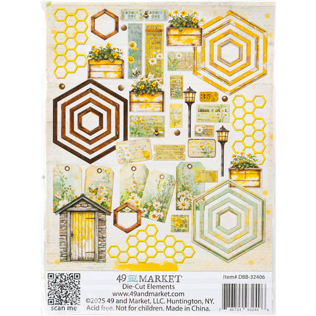49 & Market Botanical Buzz Collection Die-Cut Elements