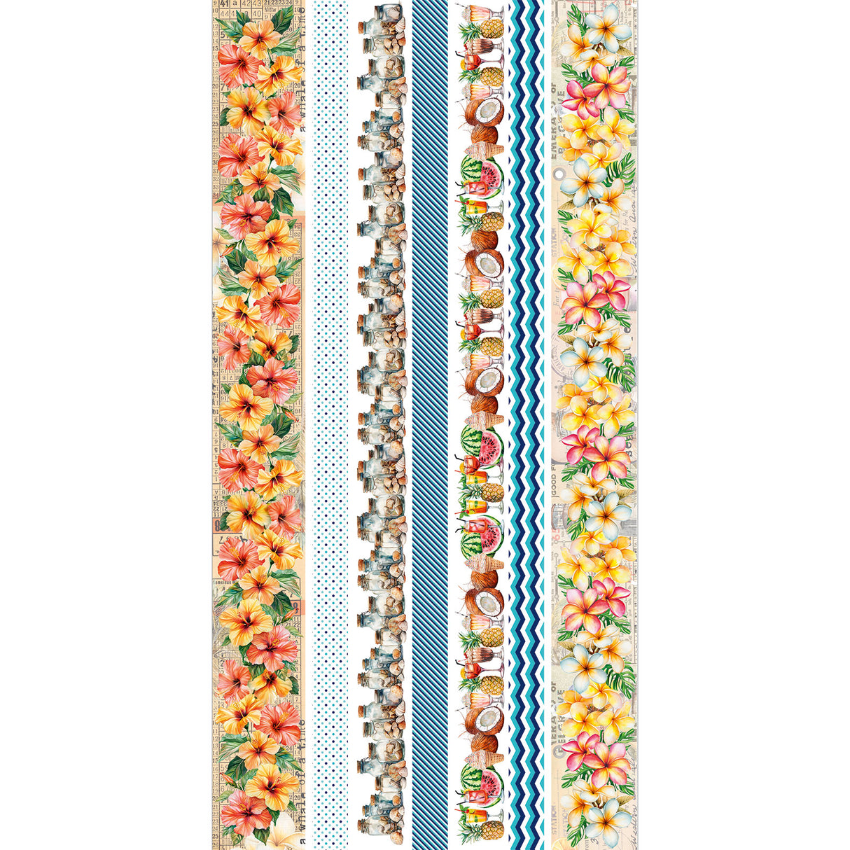 49 and Market Beach Vibes Collection Washi Tape Sheet Set