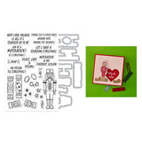 Hero Arts A Little Nuts Stamp & Cut Set from the Crackin' Christmas Collection